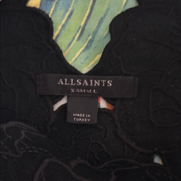 ALLSAINTS Flora Top in Black - Picture 7 of 7